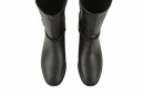 Черевики жіночі чорні з натуральної шкіри (008471)