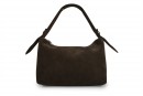 Сумка жіноча коричнева з натуральної замши (008674)