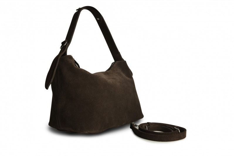 Сумка жіноча коричнева з натуральної замши (008674) Сумка жіноча коричнева з натуральної замши (008674)