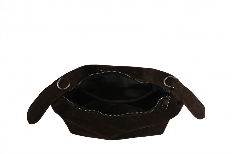 Сумка жіноча коричнева з натуральної замши (008674) Сумка жіноча коричнева з натуральної замши (008674)