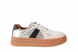 Кеди жіночі сріблясті (007370) Кеди жіночі сріблясті (007370)