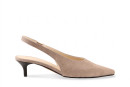 Туфлі жіночі бежеві з натуральної замши (009085)