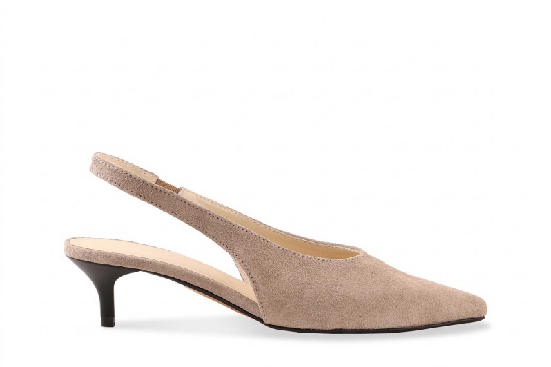 Туфлі жіночі бежеві з натуральної замши (009085)