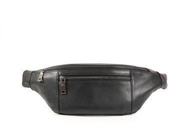 Сумка поясна чоловіча чорна (008801)