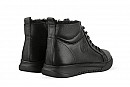 Ботинки мужские черные из натуральной кожи (006881)