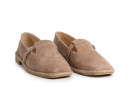 Лофери жіночі бежеві з натуральної замші (008778)