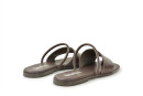 Шльопанці жіночі коричневі з натуральної шкіри (008972)