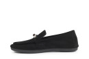 Лофери жіночі чорні з натуральної замші (008823)