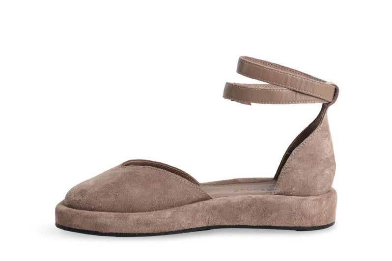 Туфлі жіночі коричневі з натуральної замши (008935)