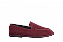 Лофери жіночі бордові з натуральної замші (008439)