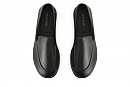 Лофери жіночі чорні з натуральної шкіри (008436)