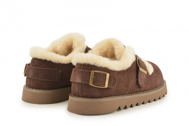 Туфлі жіночі коричневі з натуральної замши (008518)