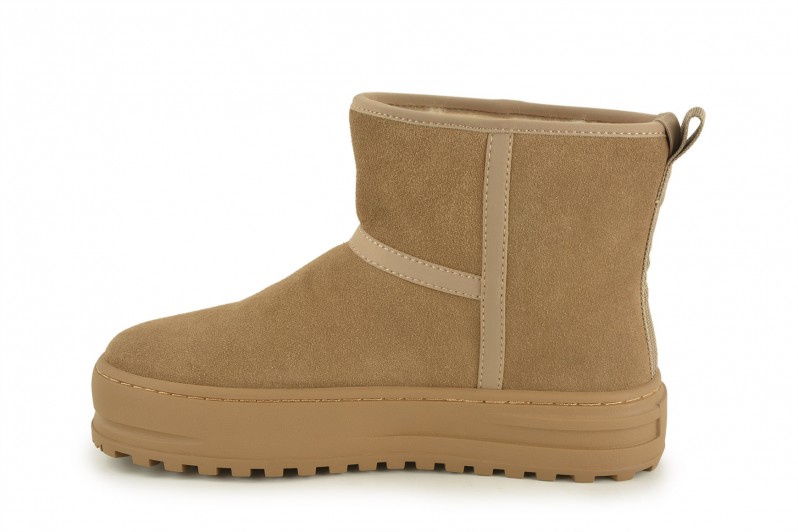 Уггі жіночі бежеві з натуральної замши (008551)