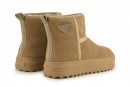 Уггі жіночі бежеві з натуральної замши (008551)