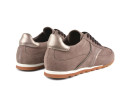 Кросівки жіночі какао з натуральної замші (009054)