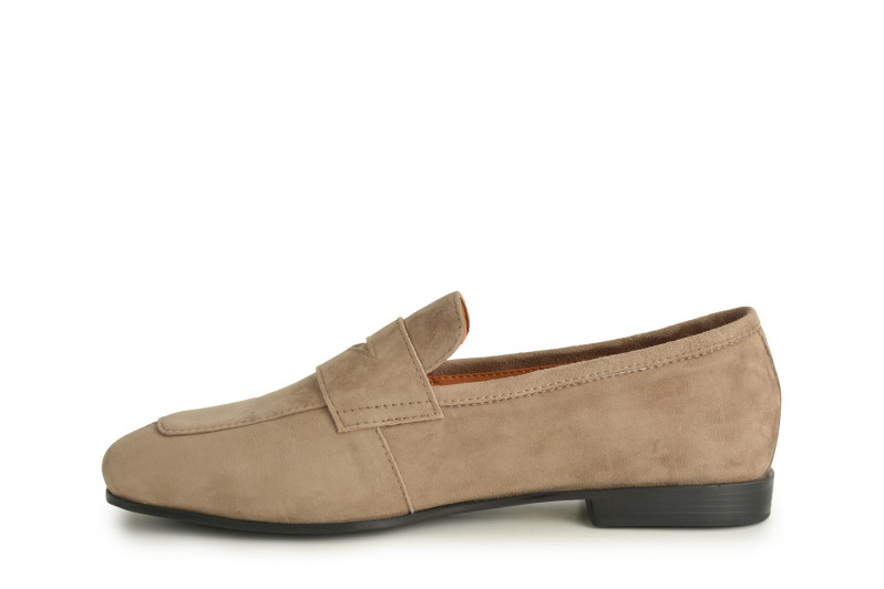 Лофери жіночі бежеві з натуральної замші (008762)