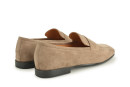 Лофери жіночі бежеві з натуральної замші (008762)