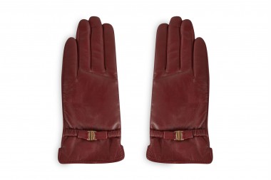 Рукавички жіночі бордові (008665)