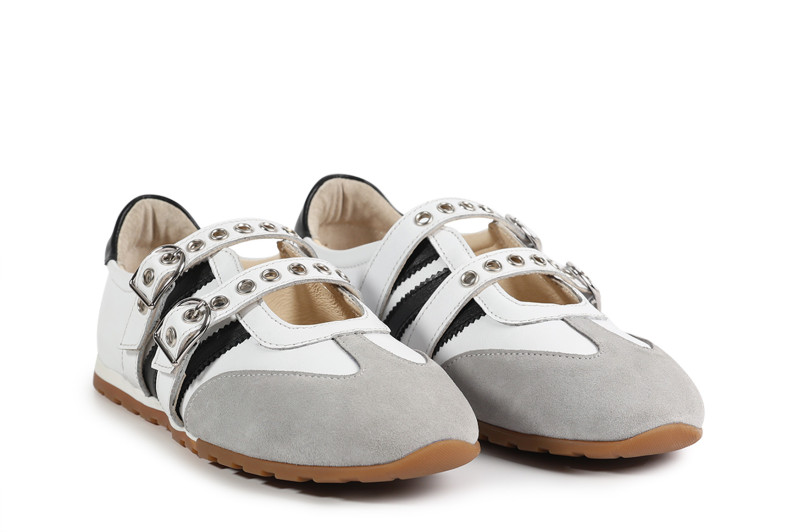 Кросівки жіночі білі з натуральної шкіри, натуральної замши (008913)