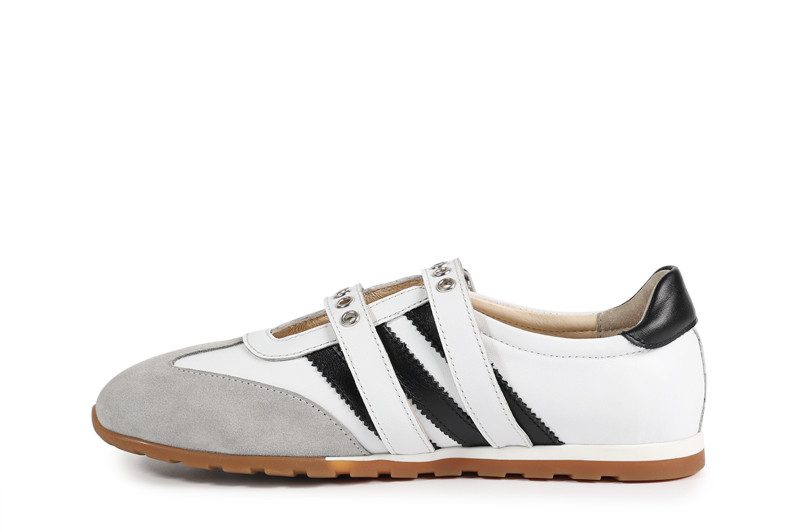 Кросівки жіночі білі з натуральної шкіри, натуральної замши (008913)