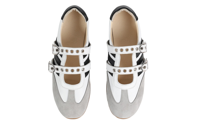 Кросівки жіночі білі з натуральної шкіри, натуральної замши (008913)