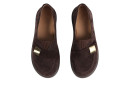 Лофери жіночі коричневі з натуральної замші (008915)