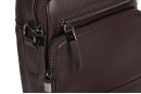 Сумка чоловіча коричнева з натуральної шкіри (008803)