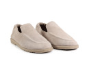 Лофери жіночі бежеві з натуральної замші (008843)