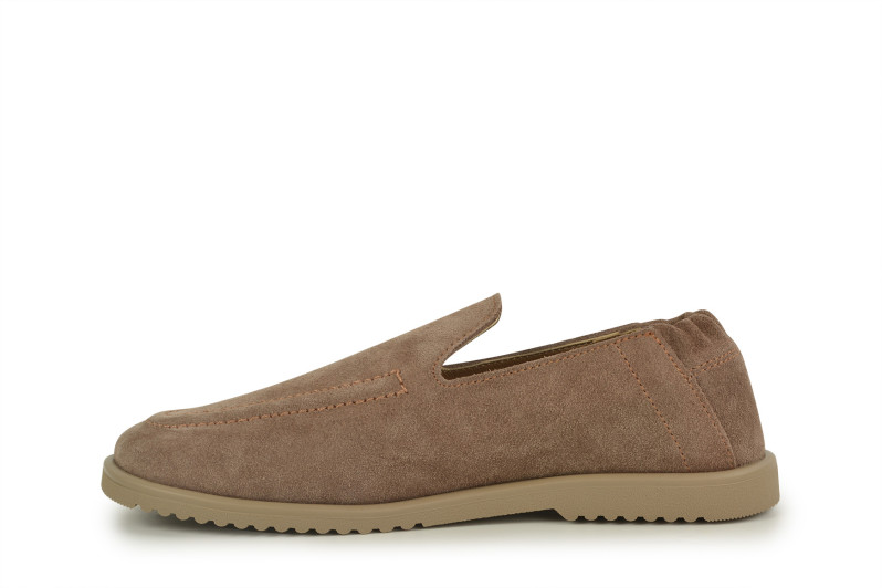 Лофери жіночі коричневі з натуральної замші (008940)