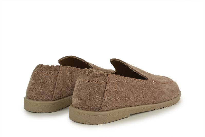 Лофери жіночі коричневі з натуральної замші (008940)