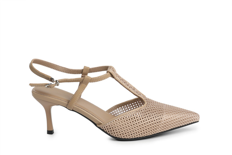 Туфлі жіночі бежеві з натуральної шкіри (008854)