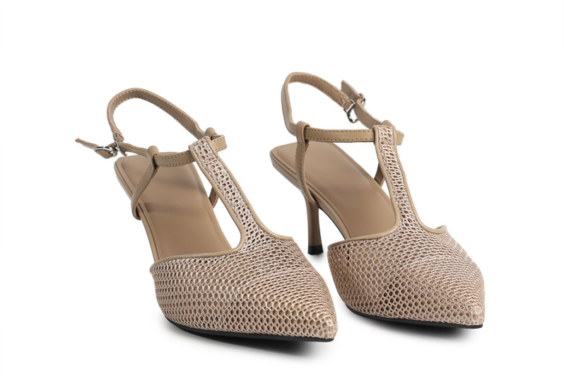 Туфлі жіночі бежеві з натуральної шкіри (008854)