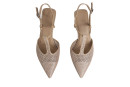 Туфлі жіночі бежеві з натуральної шкіри (008854)