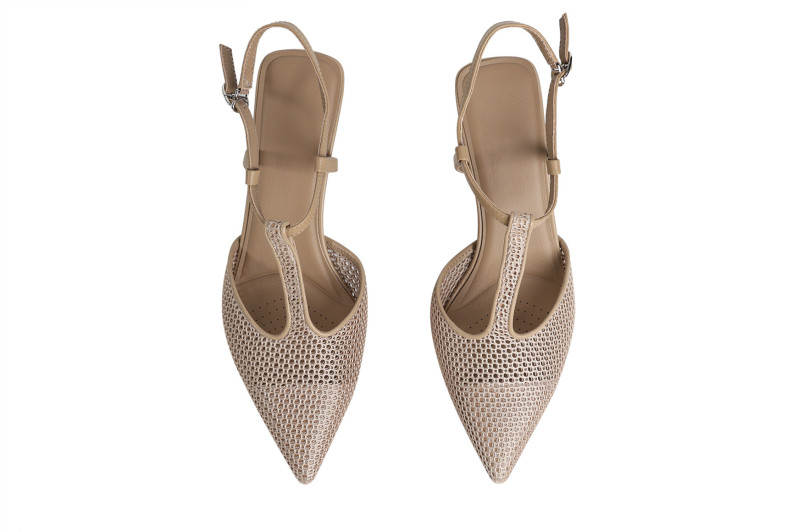 Туфлі жіночі бежеві з натуральної шкіри (008854)