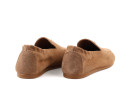 Лофери жіночі бежеві з натуральної замші (009057)