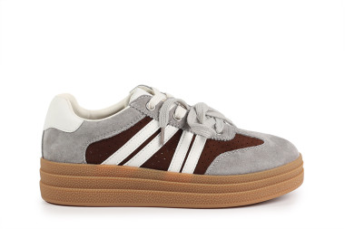 Кеди жіночі сірі (008824)