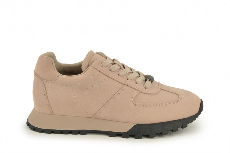 Кросівки жіночі бежеві з нубуку (008566)