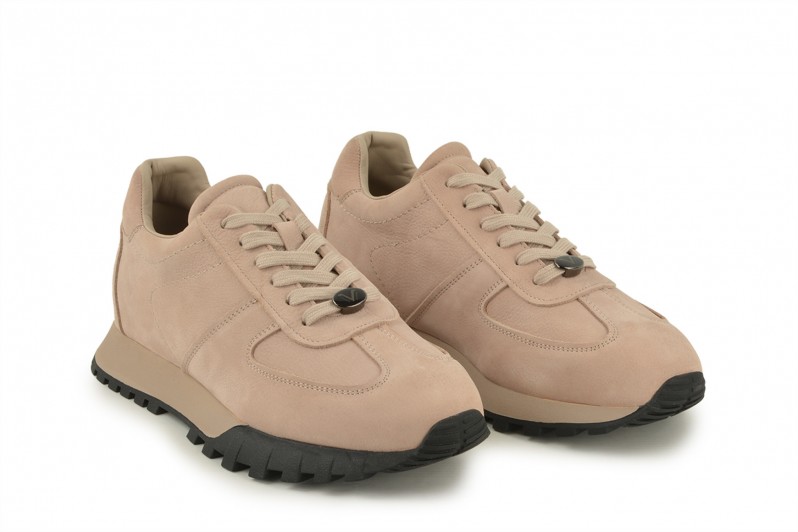 Кросівки жіночі бежеві з нубуку (008566)