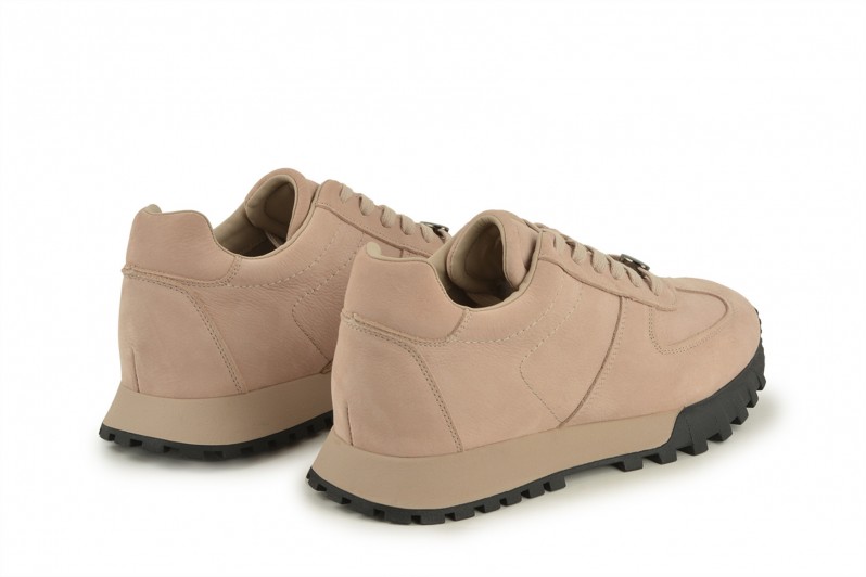 Кросівки жіночі бежеві з нубуку (008566)