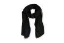 Шарф жіночий чорний з шовку (008661)