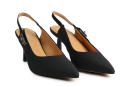 Туфлі жіночі чорні з натуральної шкіри (008872)