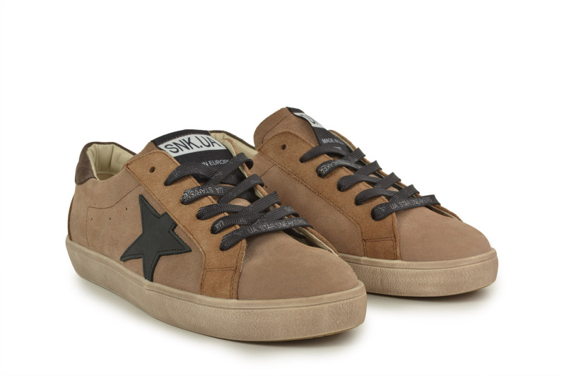 Кеди жіночі бежеві з натуральної замші (008934)