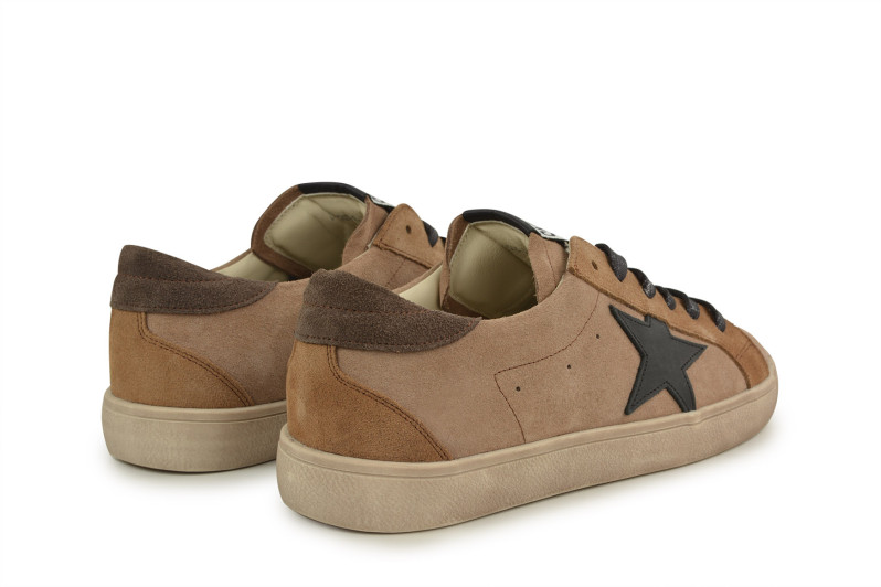 Кеди жіночі бежеві з натуральної замші (008934)