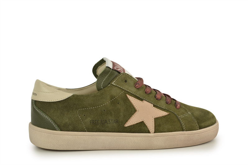 Кеди жіночі зелені з натуральної замші (008937)