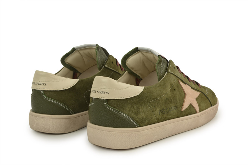 Кеди жіночі зелені з натуральної замші (008937)