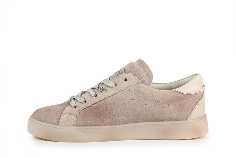 Кеди жіночі бежеві з натуральної замші (008835)