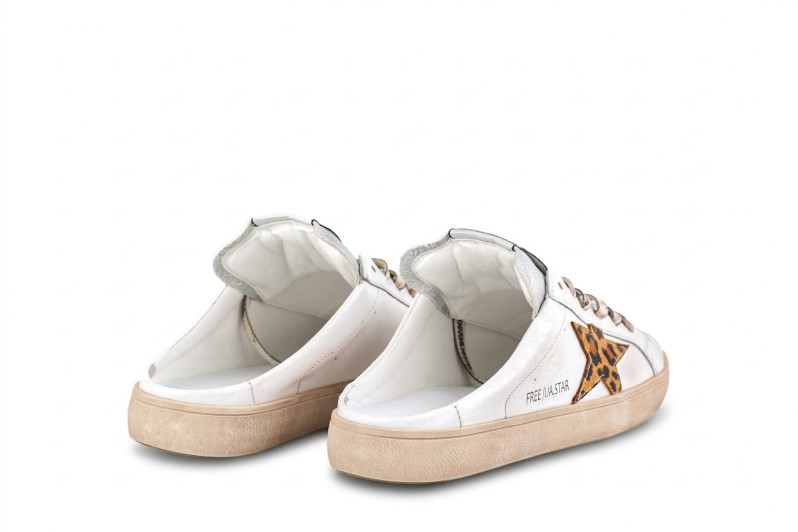 Мюлі білі з натуральної шкіри (008997)