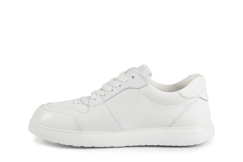 Кросівки жіночі білі з натуральної шкіри (008833)