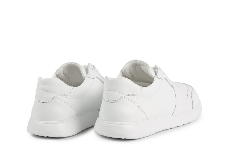 Кросівки жіночі білі з натуральної шкіри (008833)