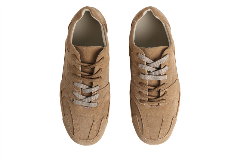 Кросівки жіночі руді з натуральної замші (008884)